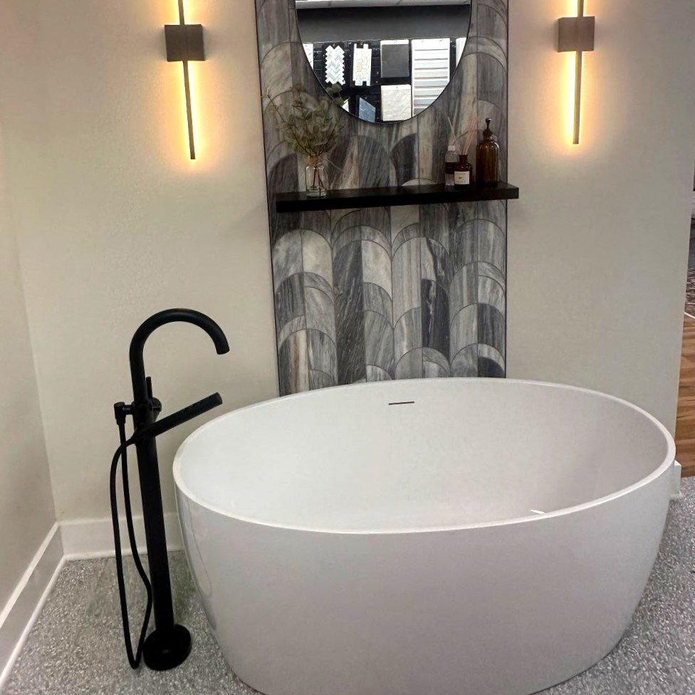 Greer's Flooring America & KIBA Studios Bathroom Display