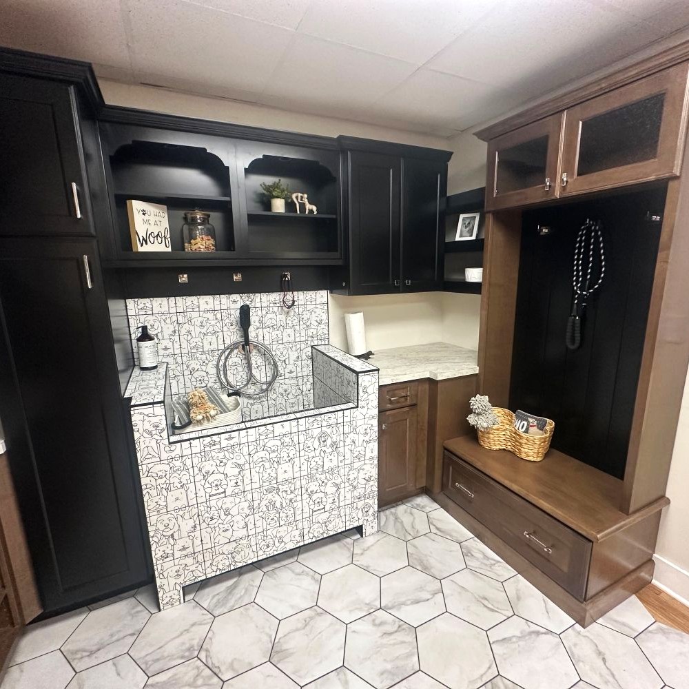 Greer's Flooring America & KIBA Studios Dog Grooming Station