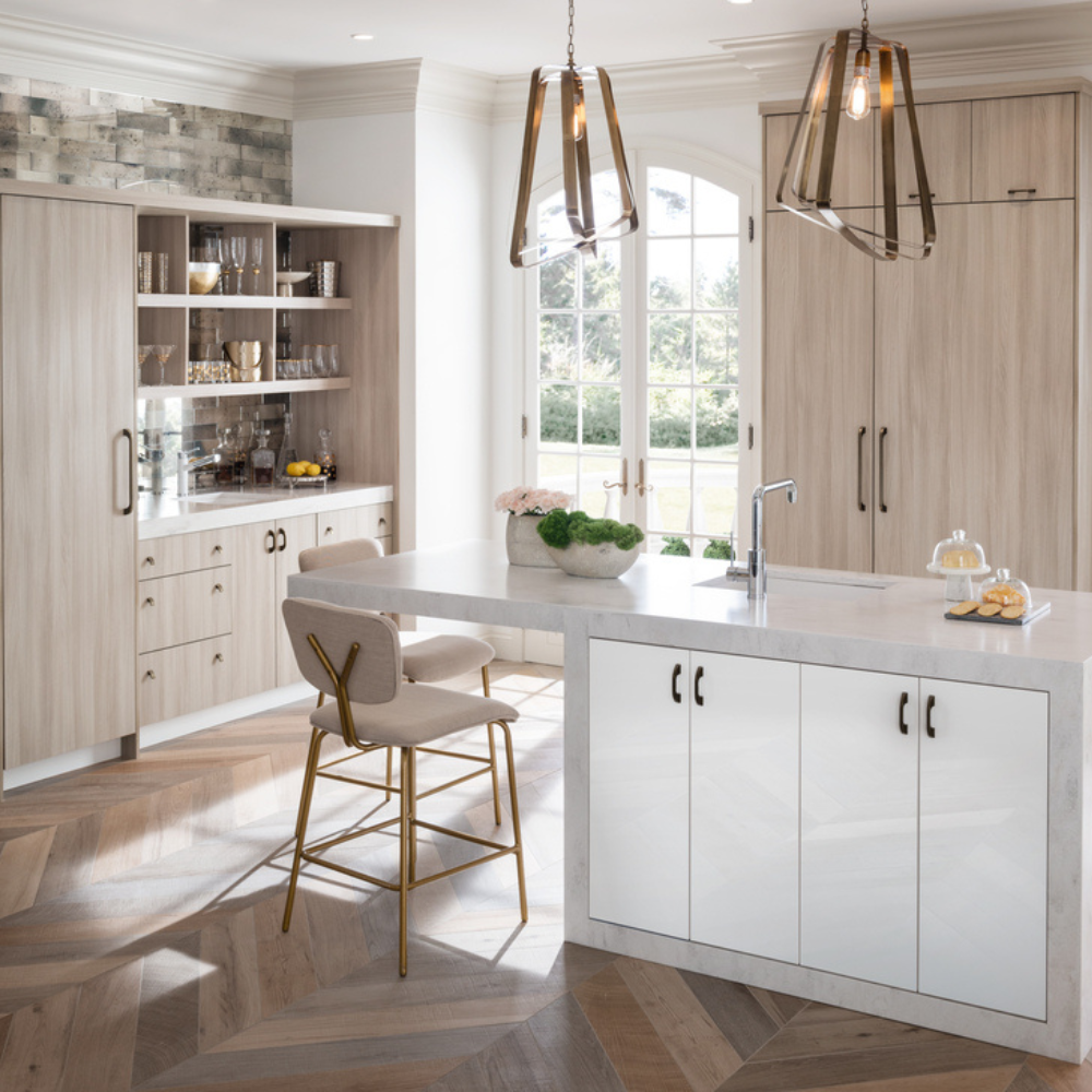 quartz countertops in a kitchen