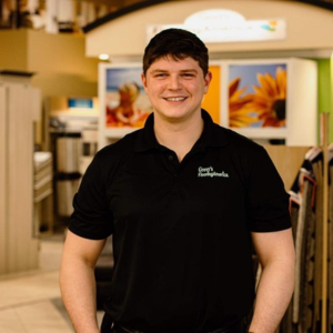 Justin Bryant, Kitchen and Bath Design Specialist at Greer's Flooring America